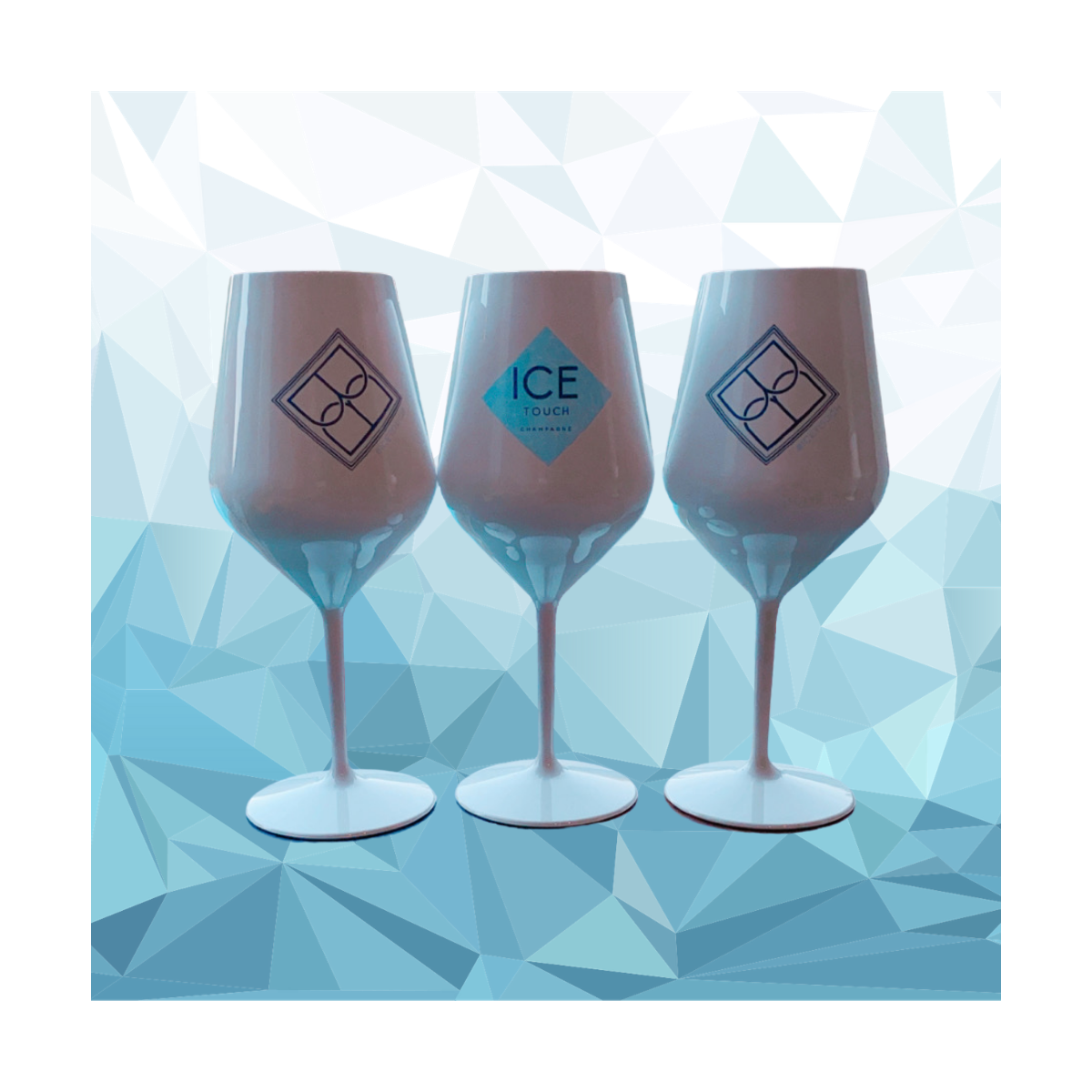 6 Verres à Cocktail ICE TOUCH | Champagne Boude Baudin